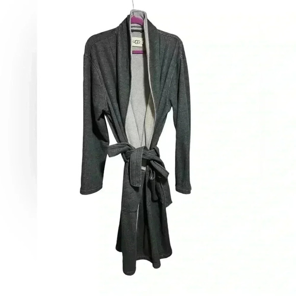 Ugg Sweatshirt Jersey Robe Jacket Coatigan Size Medium/large Gray